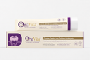 Kit 2 Unidades Oravita Cuidado Bucal Natural, Hálito Fresco, Ajuda a Proteger os Dentes e Oferece um Cuidado Suave - Sabor Menta e Uva + Brinde Raspador de Língua e Case